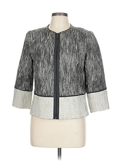 Pre-owned Elie Tahari Jacket In Gray