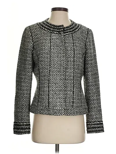 Pre-owned Elie Tahari Jacket In Gray