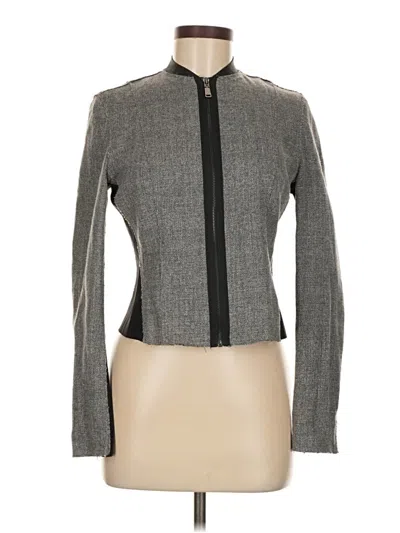 Pre-owned Elie Tahari Jacket In Gray