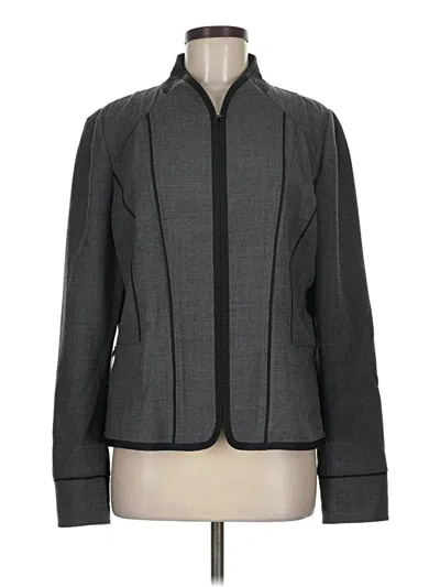 Pre-owned Elie Tahari Jacket In Gray