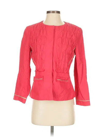 Pre-owned Elie Tahari Jacket In Pink