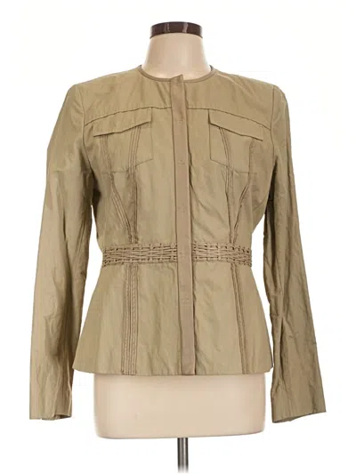 Pre-owned Elie Tahari Jacket In Tan