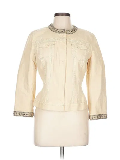Pre-owned Elie Tahari Jacket In White