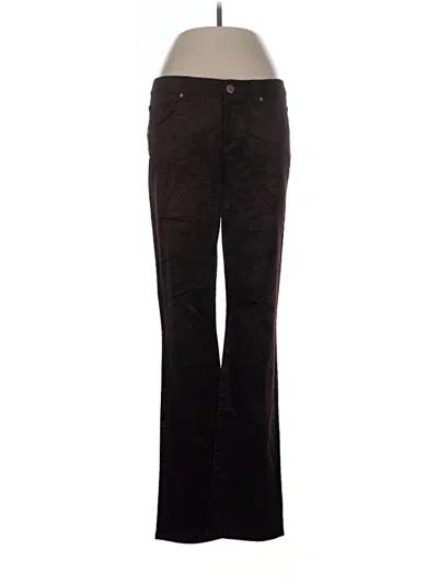 Pre-owned Elie Tahari Jeans In Burgundy
