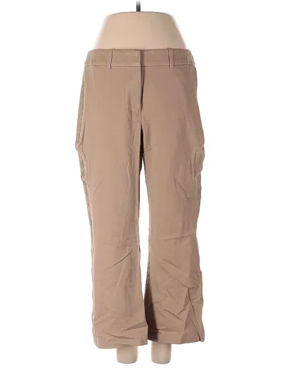 Pre-owned Elie Tahari Khaki Pant In Brown
