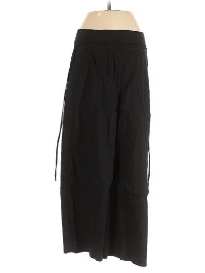Pre-owned Elie Tahari Linen Pants In Black