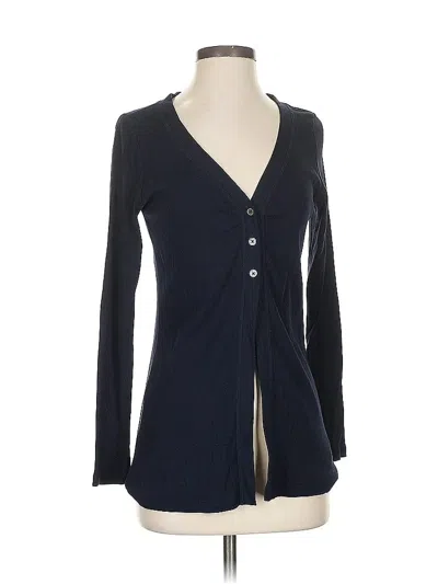 Pre-owned Elie Tahari Long Sleeve Blouse In Blue