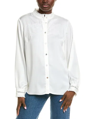 Elie Tahari Melissa Blouse In White