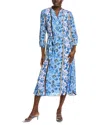 Elie Tahari Mila Print Dress In Blue