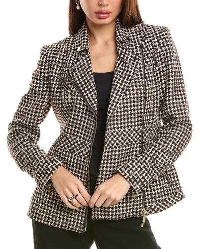 Elie Tahari Moto Jacket In Black