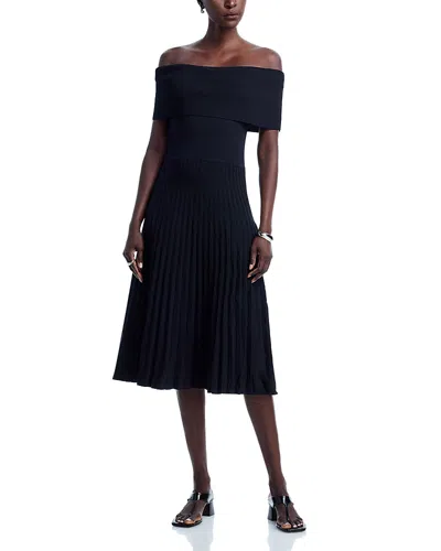 Elie Tahari Persephone Knit Dress In Red