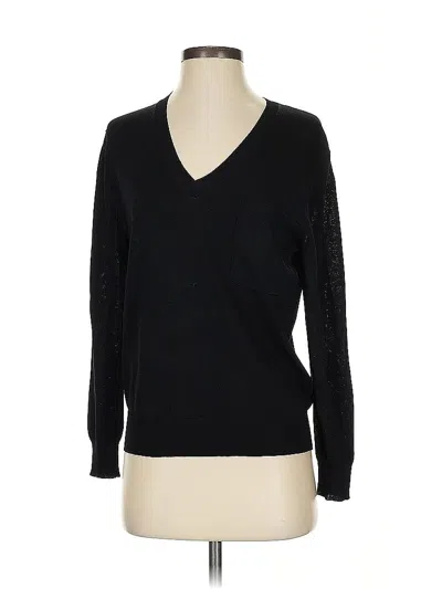 Pre-owned Elie Tahari Pullover Sweater In Black