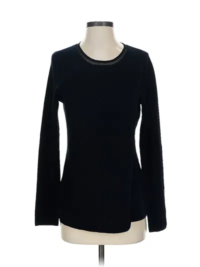 Pre-owned Elie Tahari Pullover Sweater In Black