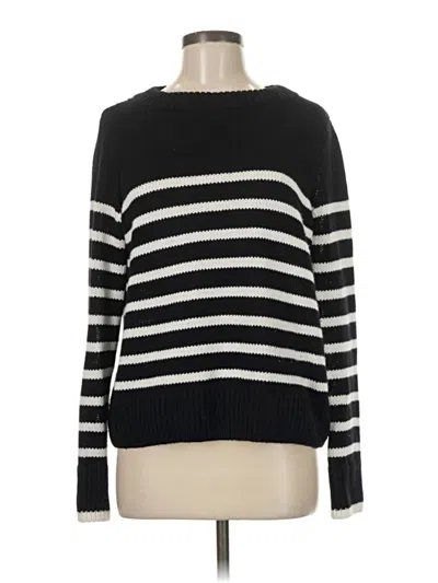 Pre-owned Elie Tahari Pullover Sweater In Black
