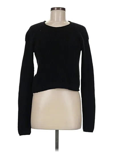 Pre-owned Elie Tahari Pullover Sweater In Black