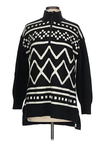 Pre-owned Elie Tahari Pullover Sweater In Black