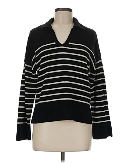 Pre-owned Elie Tahari Pullover Sweater In Black