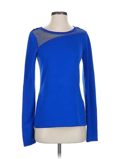 Pre-owned Elie Tahari Pullover Sweater In Blue