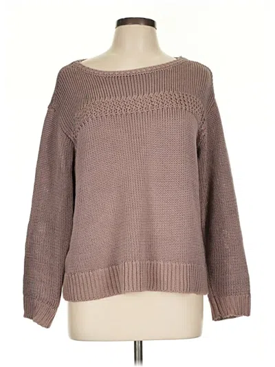 Pre-owned Elie Tahari Pullover Sweater In Brown