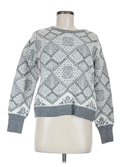 Pre-owned Elie Tahari Pullover Sweater In Gray