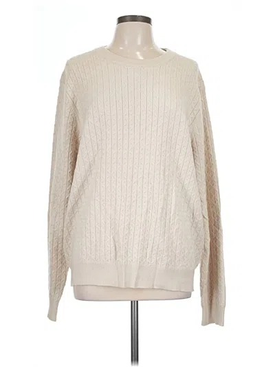 Pre-owned Elie Tahari Pullover Sweater In Ivory
