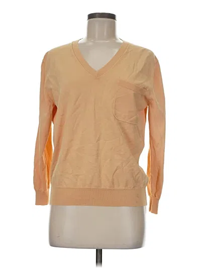 Pre-owned Elie Tahari Pullover Sweater In Orange