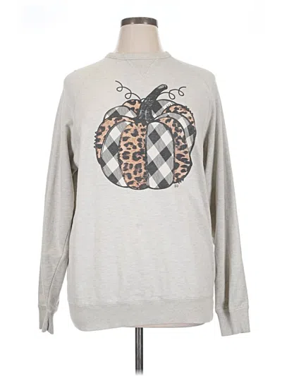 Pre-owned Elie Tahari Pullover Sweater In Silver