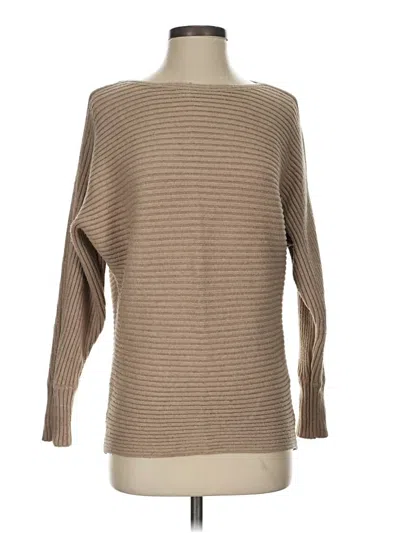 Pre-owned Elie Tahari Pullover Sweater In Tan