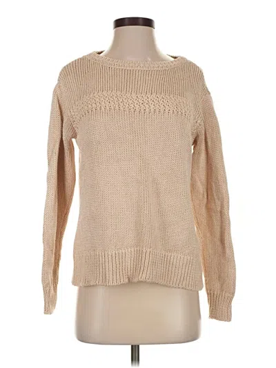 Pre-owned Elie Tahari Pullover Sweater In Tan