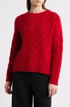 Elie Tahari Raya Cashmere Sweater In Red