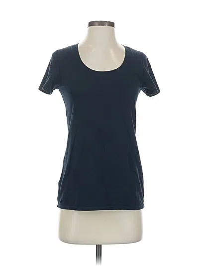 Pre-owned Elie Tahari Short Sleeve T-shirt In Blue