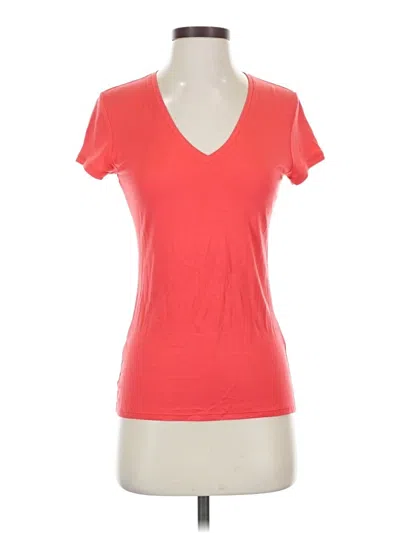 Pre-owned Elie Tahari Short Sleeve T-shirt In Red