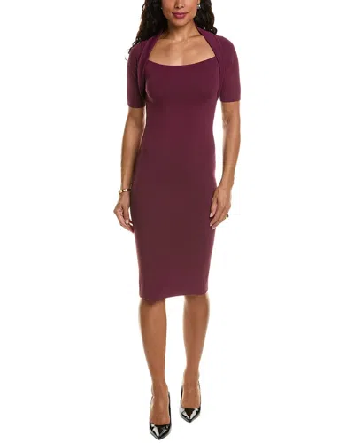 Elie Tahari Shrug Sweaterdress In Purple
