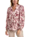 Elie Tahari Silk Blouse In Pink