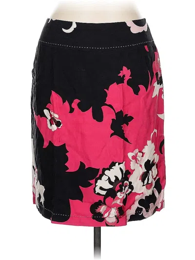 Pre-owned Elie Tahari Silk Skirt In Pink