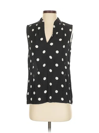 Pre-owned Elie Tahari Sleeveless Blouse In Black