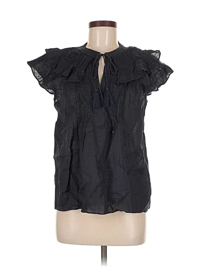 Pre-owned Elie Tahari Sleeveless Blouse In Black