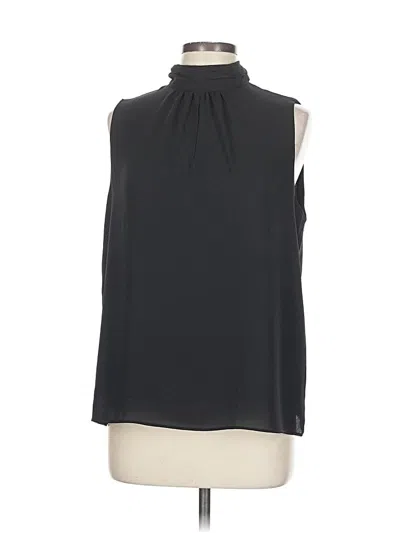 Pre-owned Elie Tahari Sleeveless Blouse In Black