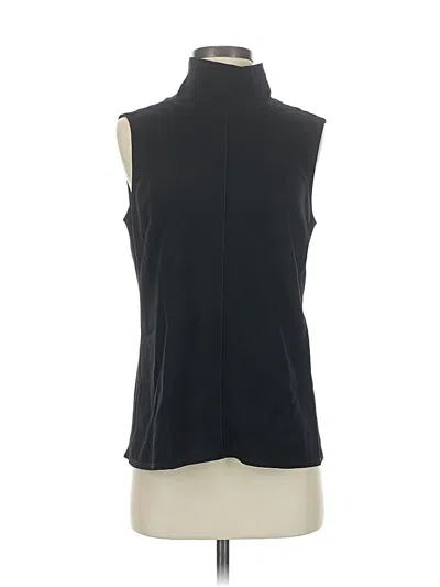 Pre-owned Elie Tahari Sleeveless Blouse In Black