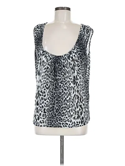 Pre-owned Elie Tahari Sleeveless Blouse In Black
