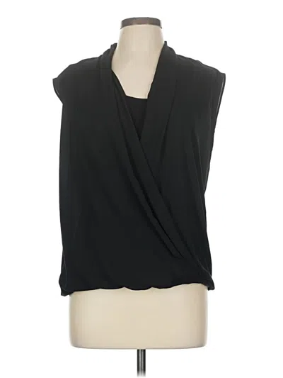 Pre-owned Elie Tahari Sleeveless Blouse In Black