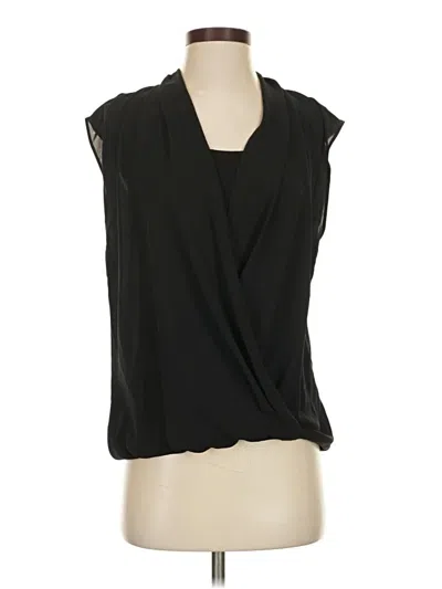 Pre-owned Elie Tahari Sleeveless Blouse In Black