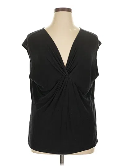 Pre-owned Elie Tahari Sleeveless Blouse In Black