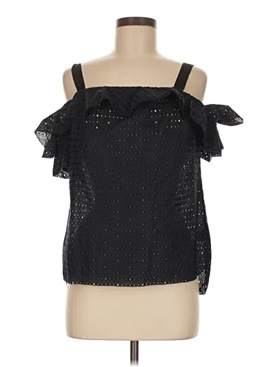 Pre-owned Elie Tahari Sleeveless Blouse In Black