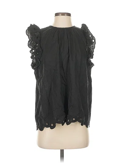 Pre-owned Elie Tahari Sleeveless Blouse In Black