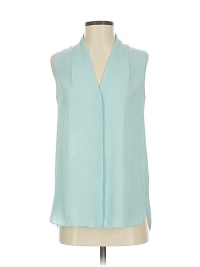 Pre-owned Elie Tahari Sleeveless Blouse In Blue
