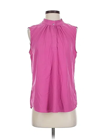 Pre-owned Elie Tahari Sleeveless Blouse In Pink