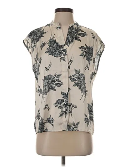 Pre-owned Elie Tahari Sleeveless Blouse In Tan