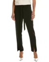 Elie Tahari Slim Sash Pant In Black