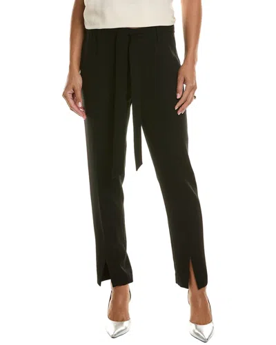 Elie Tahari Slim Sash Pant In Black